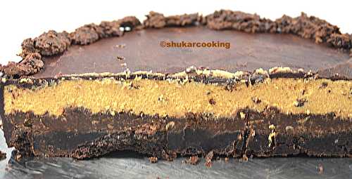 Gâteau crousti-fondant spéculoos chocolat caramel