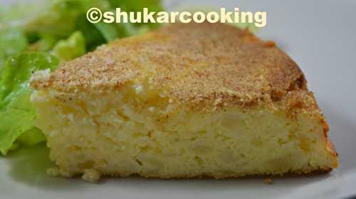 Gâteau de pommes de terre au parmesan - Shukar Cooking