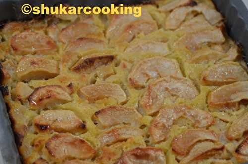Gâteau  léger aux pommes  - Shukar Cooking