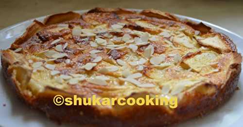  Gâteau pommes amandes tout léger - Shukar Cooking