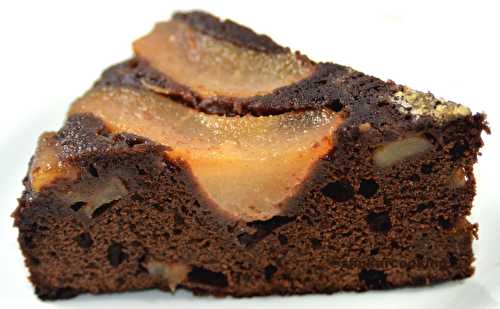 Gâteau renversé à la poire et au chocolat de Cyril Lignac - Shukar Cooking