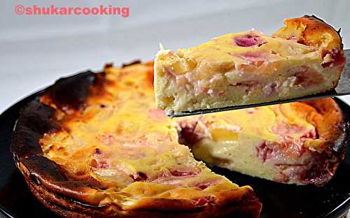 Gâteau très léger aux nectarines
