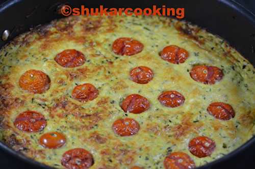 Gratin de courgettes au fromage de chèvre frais - Shukar Cooking