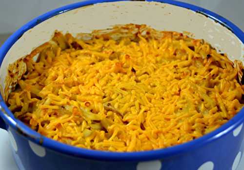Gratin de macaroni  au chou doux et un chti peut de maroilles   - Shukar Cooking