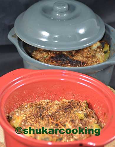 Gratin de poisson et courgette - Shukar Cooking