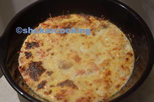 Gratin de riz au thon