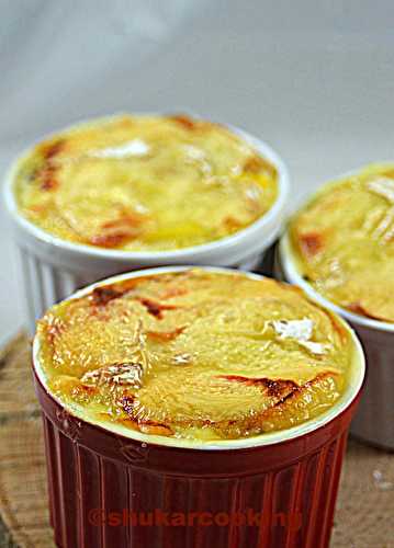 Gratins pomme de terre, épinards au camembert