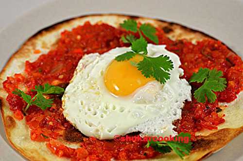 Huevos rancheros ou œuf à la mexicaine