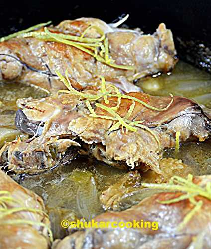 Lapin au citron et au parmesan