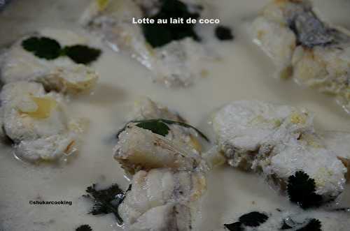 Lotte au lait de coco - Shukar Cooking