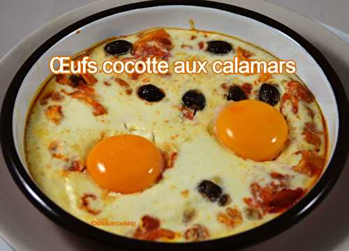 Œufs cocotte aux calamars