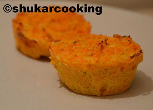 Petits flans carotte et coriandre - Shukar Cooking