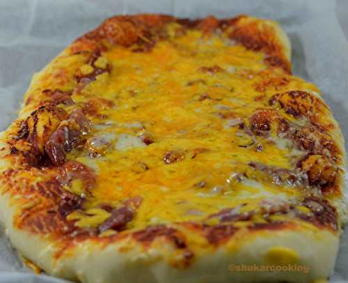 Pizza boulangère aux 3 fromages - Shukar Cooking