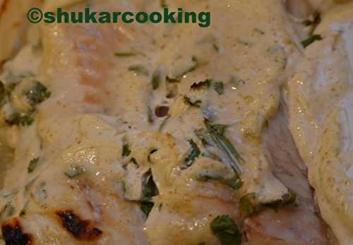 Poisson au fromage blanc et cumin