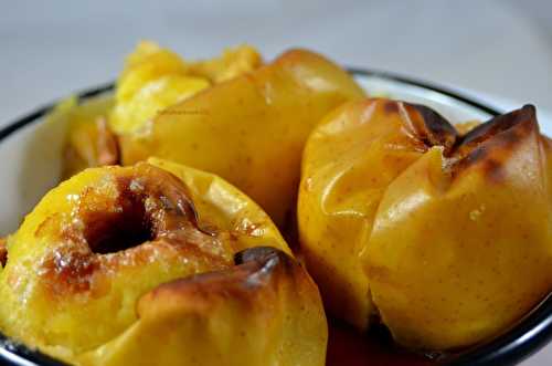 Pomme au four au sucre de coco, sans beurre