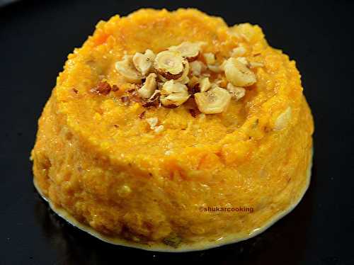 Purée de butternut aux noisettes