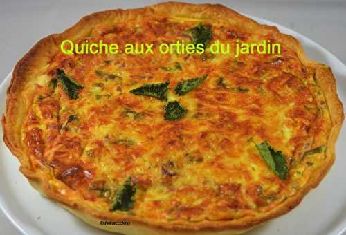 Quiche aux orties du jardin