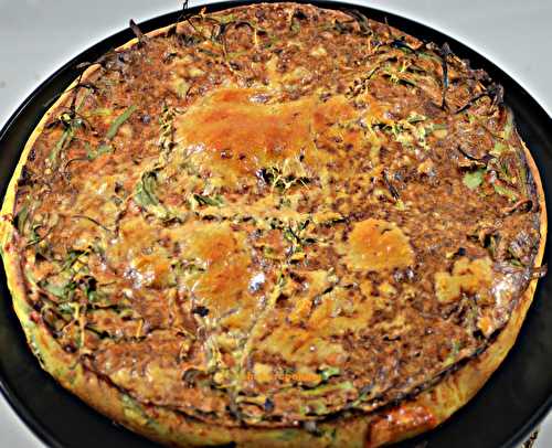 Quiche sans pâtes roquette et tomme allégée