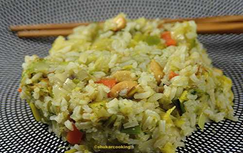 Riz sauté aux légumes d’hiver