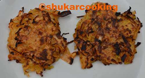 Rösti de poireau au paprika