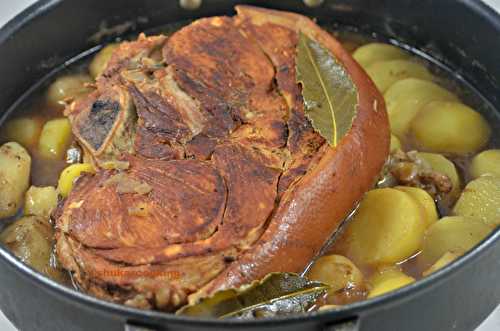 Rouelle de porc cuite au cidre  - Shukar Cooking
