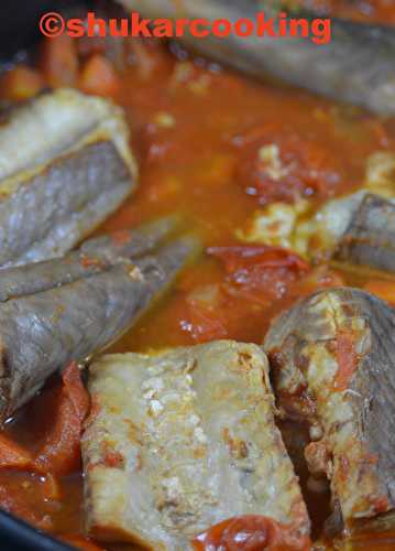 Roussette façon osso bucco au multicuiseur