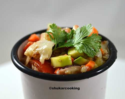 Salade de sarrasin aux céphalopodes - Shukar Cooking