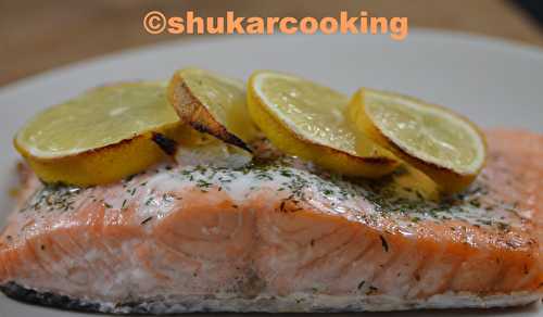 Saumon rotis aux citrons - Shukar Cooking