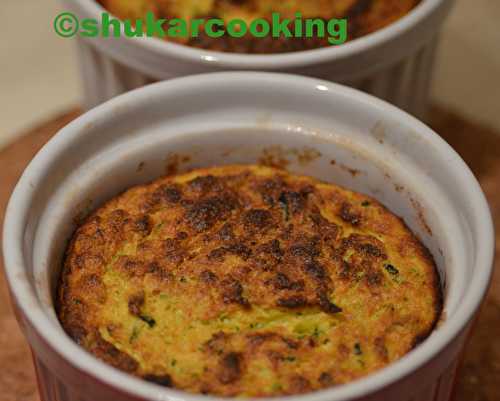 Soufflés de courgettes à la brousse