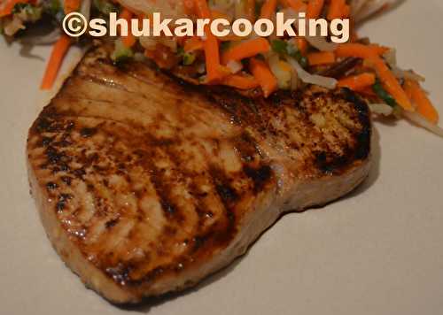 Steak de thon teryaki - Shukar Cooking
