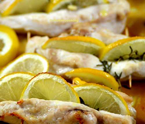 Suprême de poulet farci au citron - Shukar Cooking