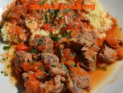 Tajine de bœuf à la tomate et miel au multicuiseur