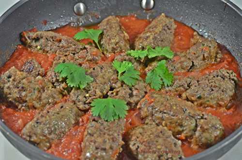 Tajine de Kefta aux aubergines