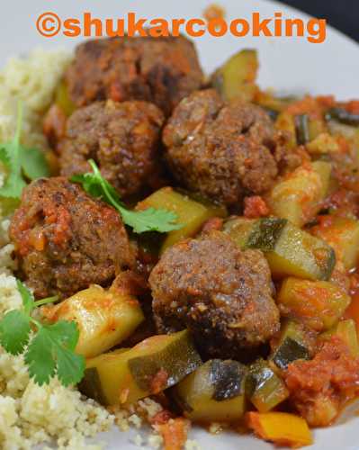 Tajine de keftas de bœuf au citron confit