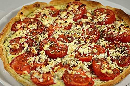 Tarte aux tomates ricotta et feta