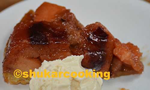 Tarte tatin aux coings