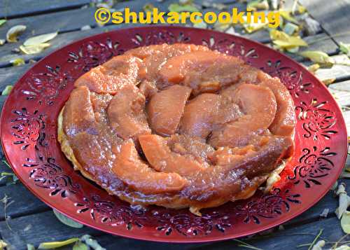 Tarte tatin pommes coings au beurre salé