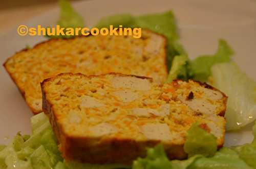 Terrine de carottes au coriandre et tofu fumé