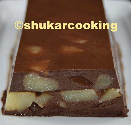 Terrine poire chocolat  - Shukar Cooking