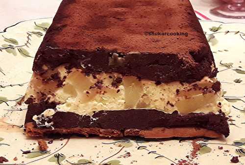 Terrine poire-chocolat