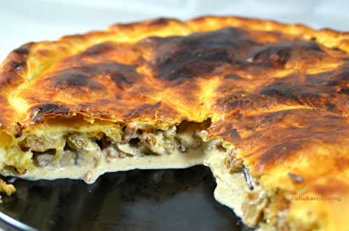 Tourte aux champignons