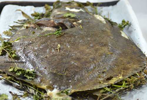 Turbot aux herbes