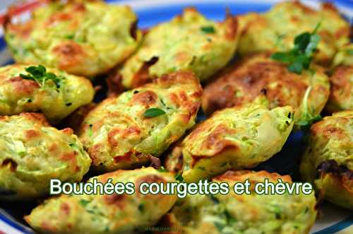 Bouchées courgettes et chèvre