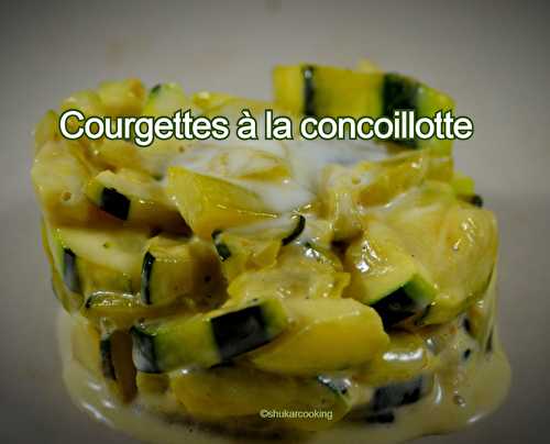 Courgettes à la cancoillotte