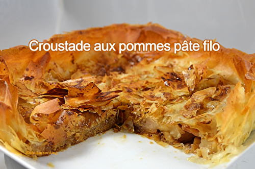 Croustade aux pommes pâte filo