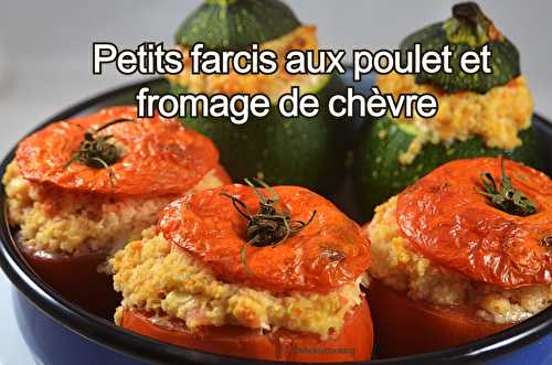 Petits farcies au poulet et fromage de chèvre