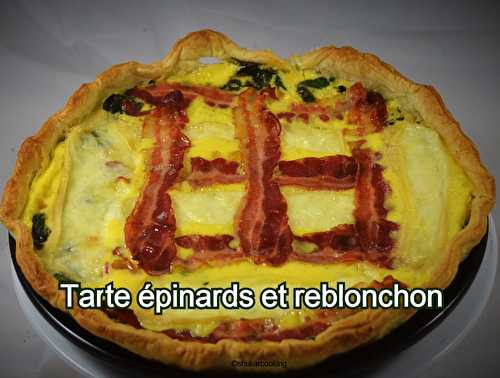 Tarte au épinards et reblochon