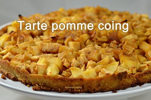 Tarte pomme coing