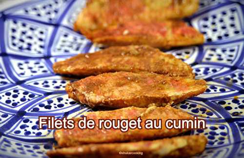 Filets de rouget au cumin