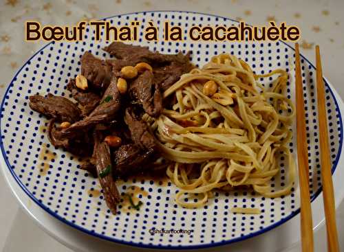 Bœuf Thaï à la cacahuète